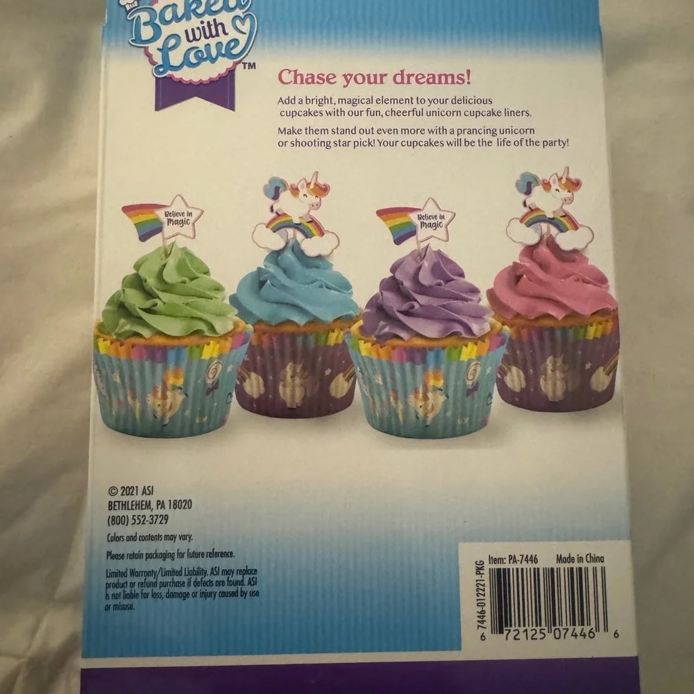 Unicorn Cupcake Decorating Kit - 58 Piece Set